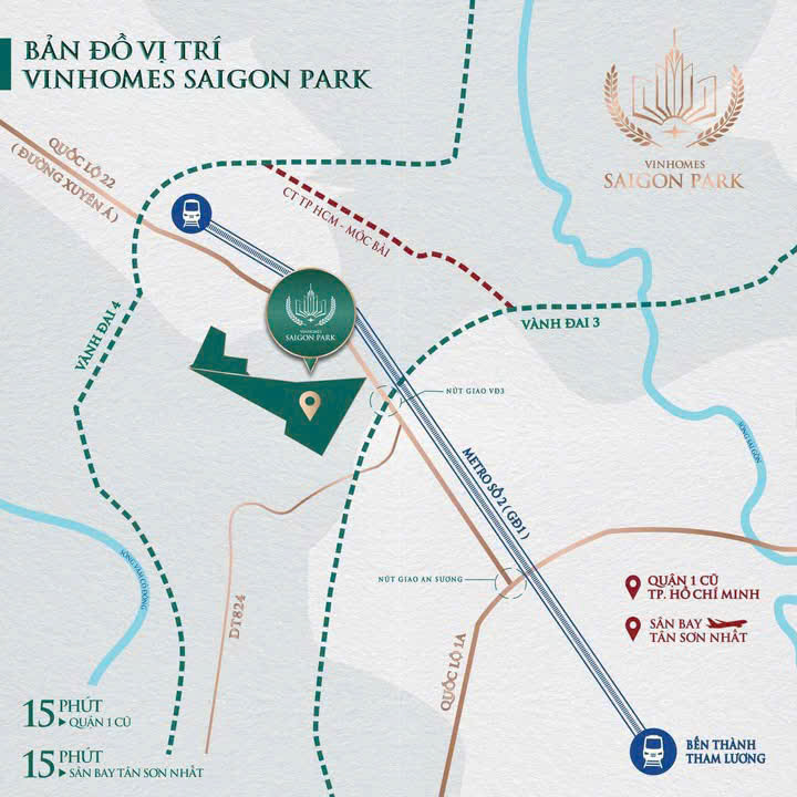 Vị trí Vinhomes Saigon Park